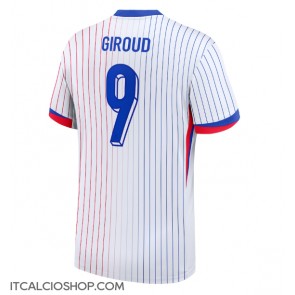 Francia Olivier Giroud #9 Seconda Maglia Europei 2024 Manica Corta